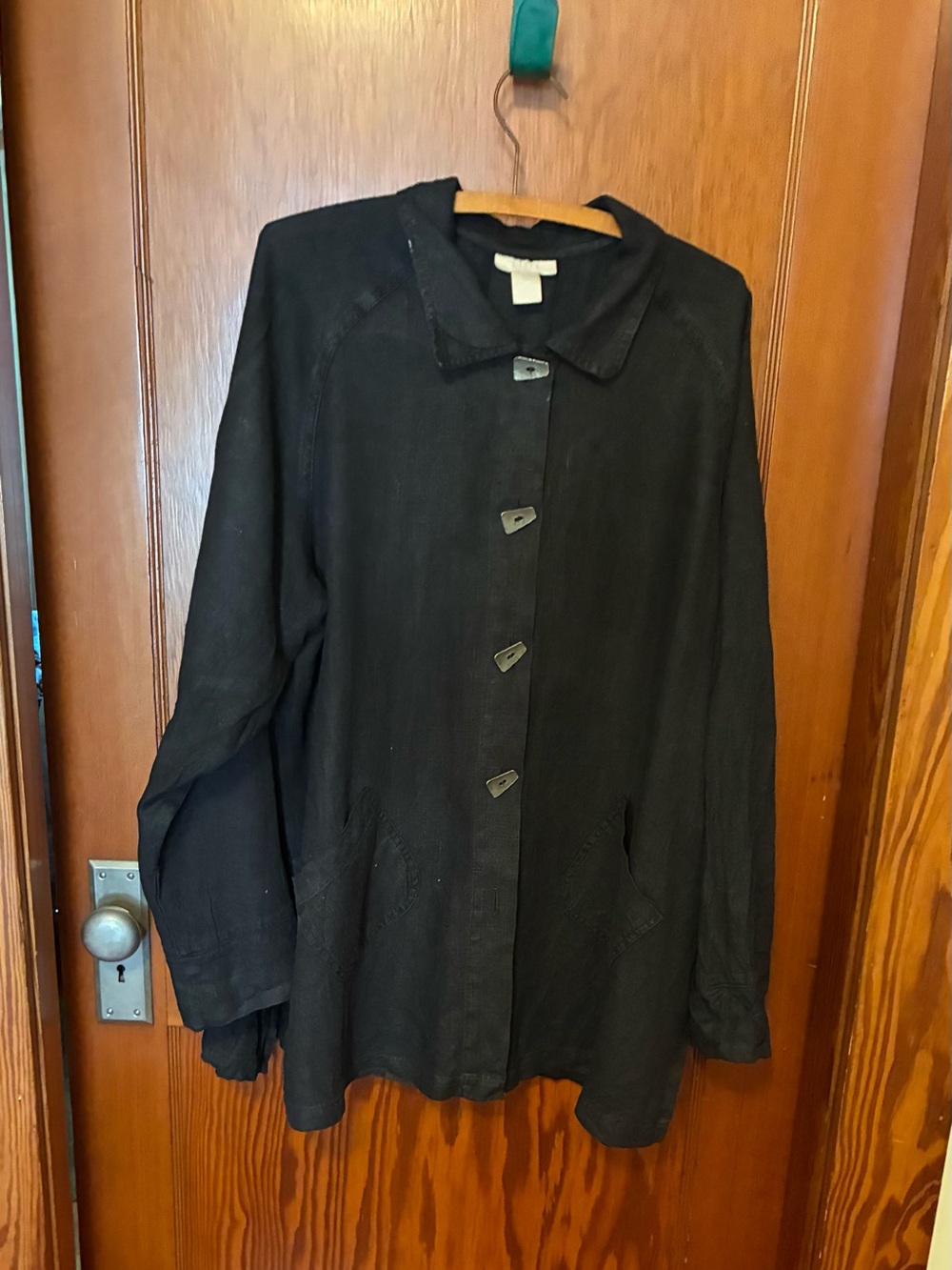 J. Jill  linen swing jacket.